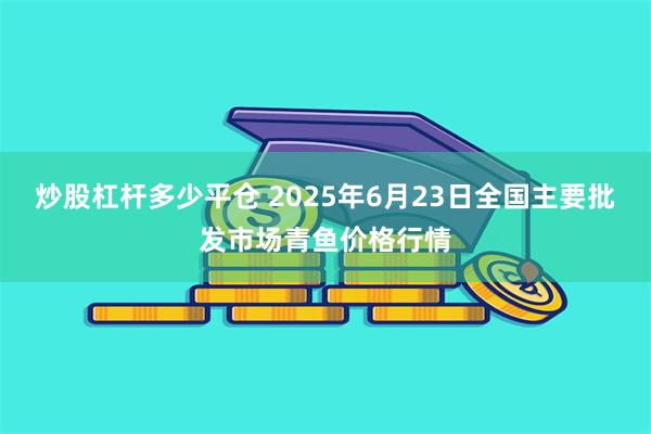 炒股杠杆多少平仓 2025年6月23日全国主要批发市场青鱼价格行情